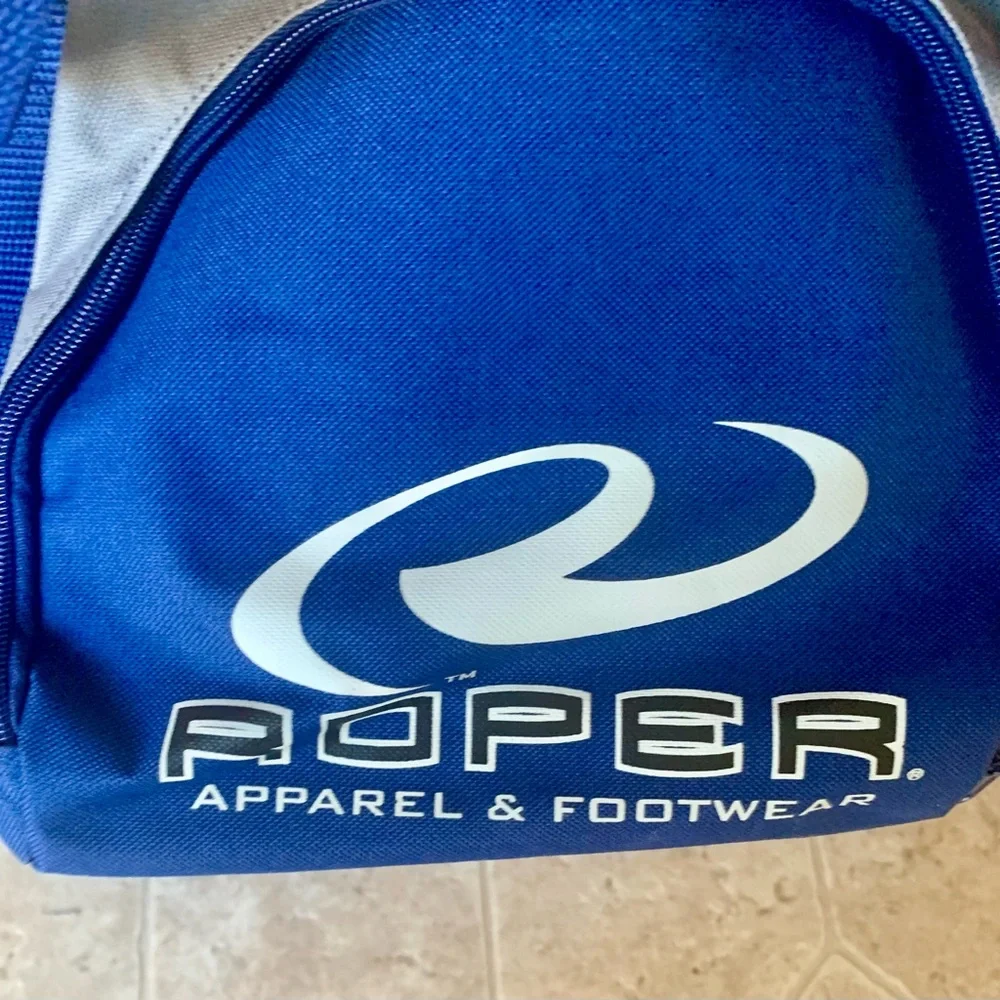 Roper Blue and Gray Men's Bag